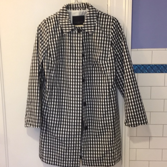 talbots gingham jacket